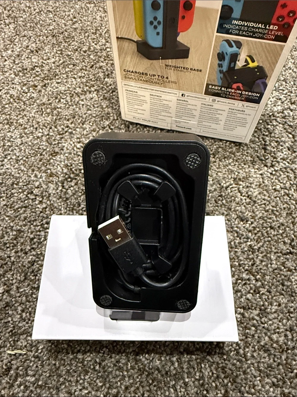 PowerA Joy-Con Charging Dock for the original Nintendo Switch, model 1501406-01